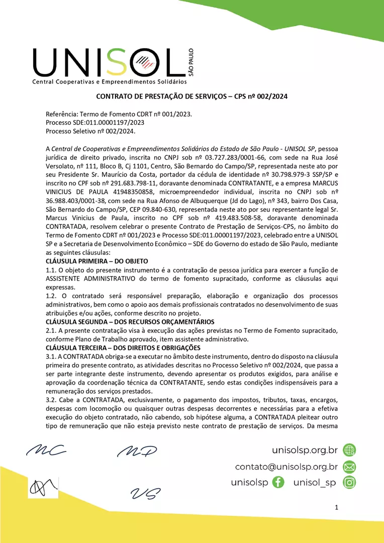 CONTRATO CPS 002/24 - MARCUS PS nº 002/24